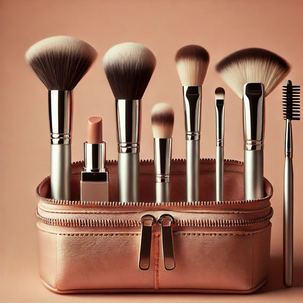 Essential Travel Makeup Brush Set