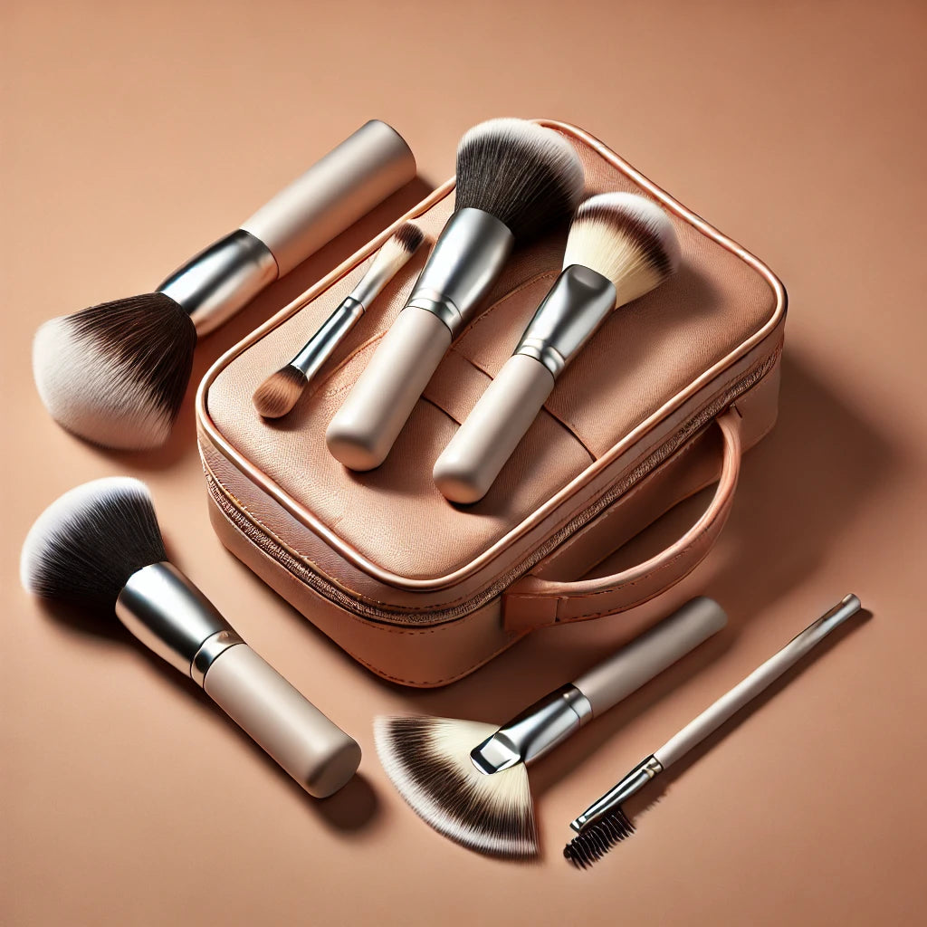 Essential Travel Makeup Brush Set