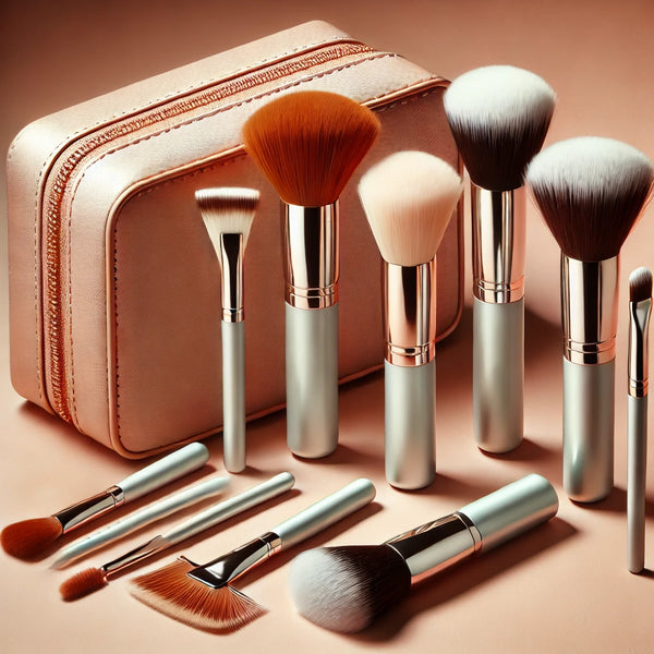 Essential Travel Makeup Brush Set