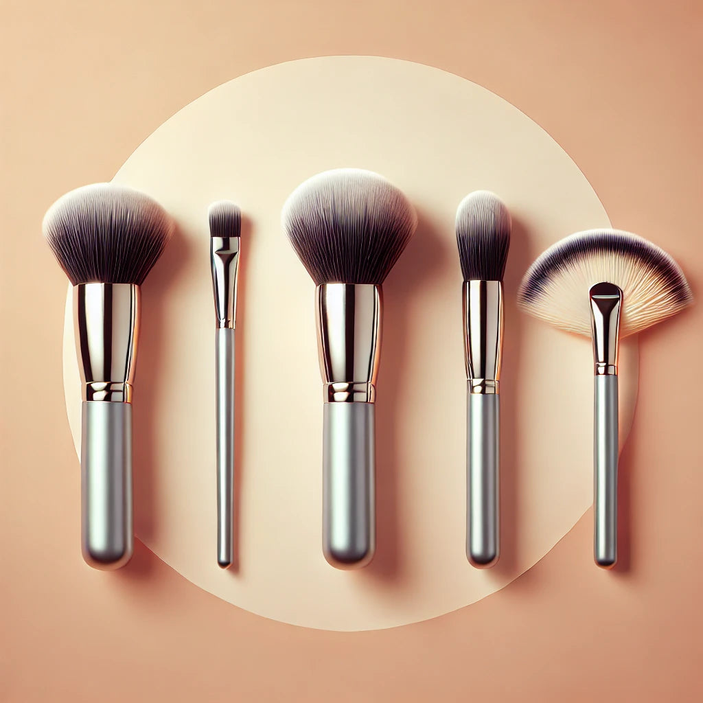 Luxurious Rose Gold Makeup Brush Set