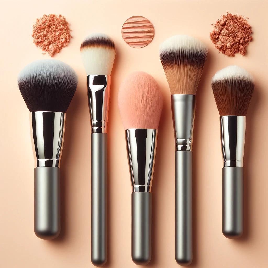 Luxurious Rose Gold Makeup Brush Set