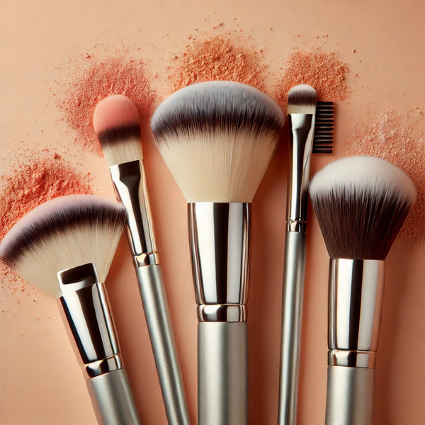 Luxurious Rose Gold Makeup Brush Set